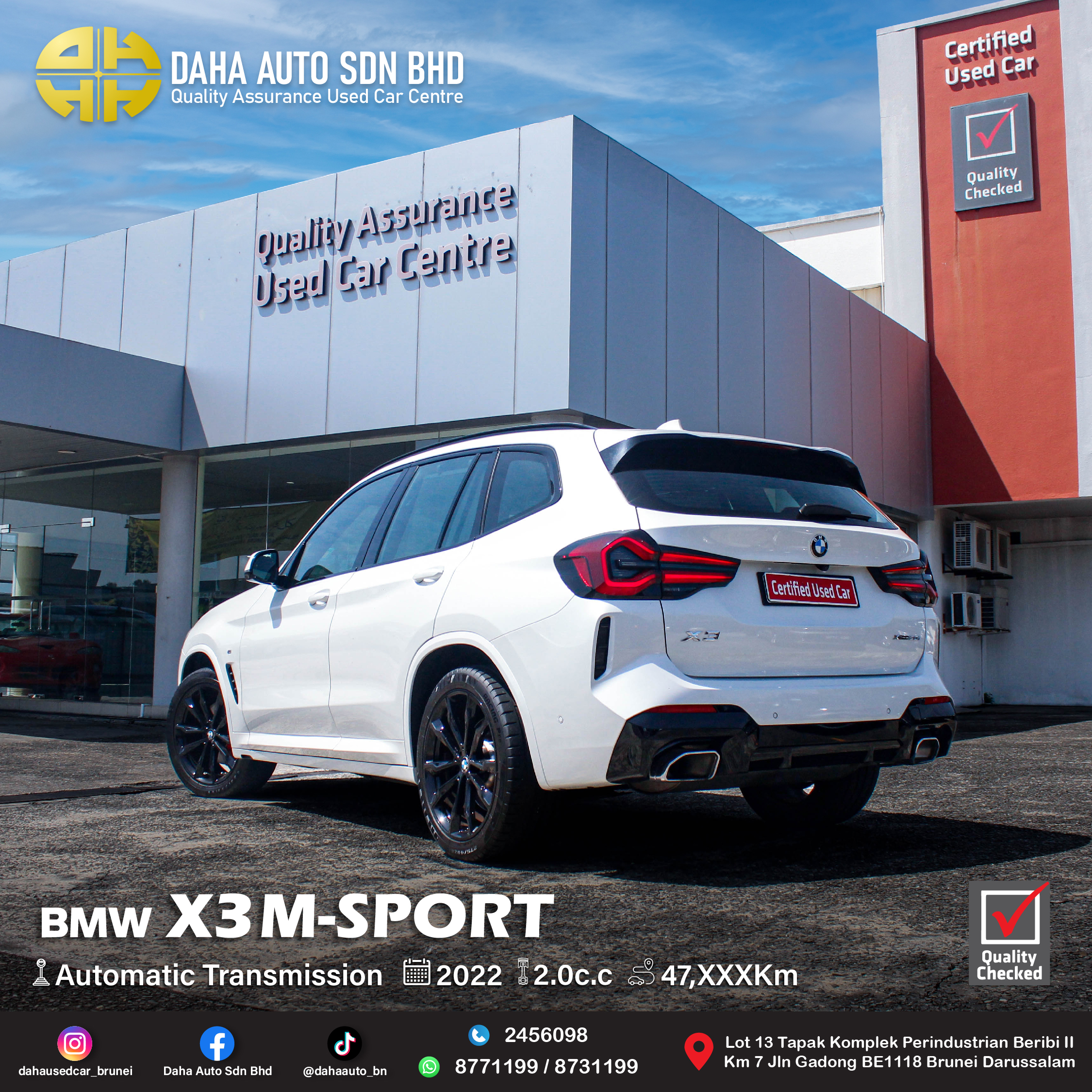 BMW X3 XDRIVE 20I M-SPORT