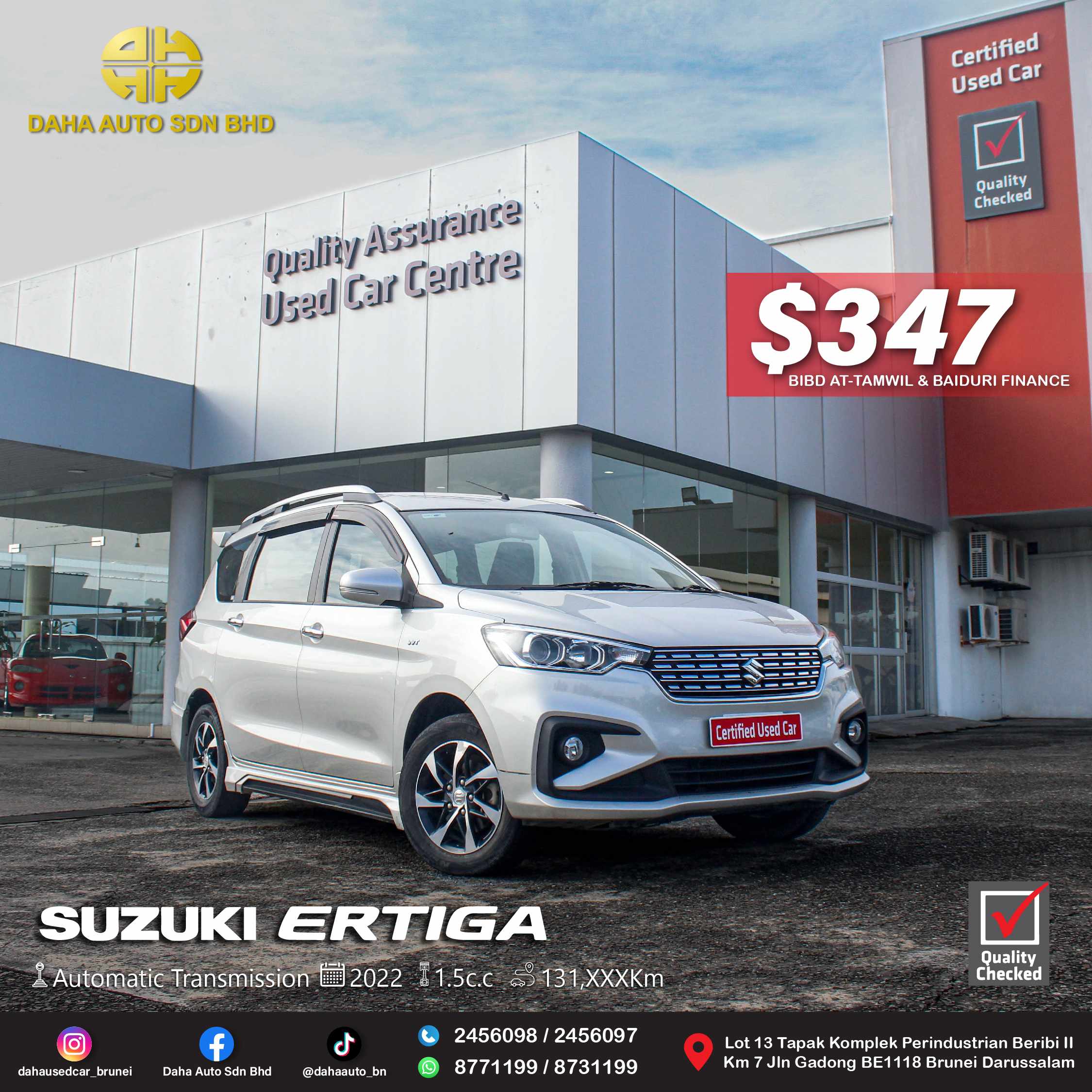 Suzuki Ertiga GX Bodykit