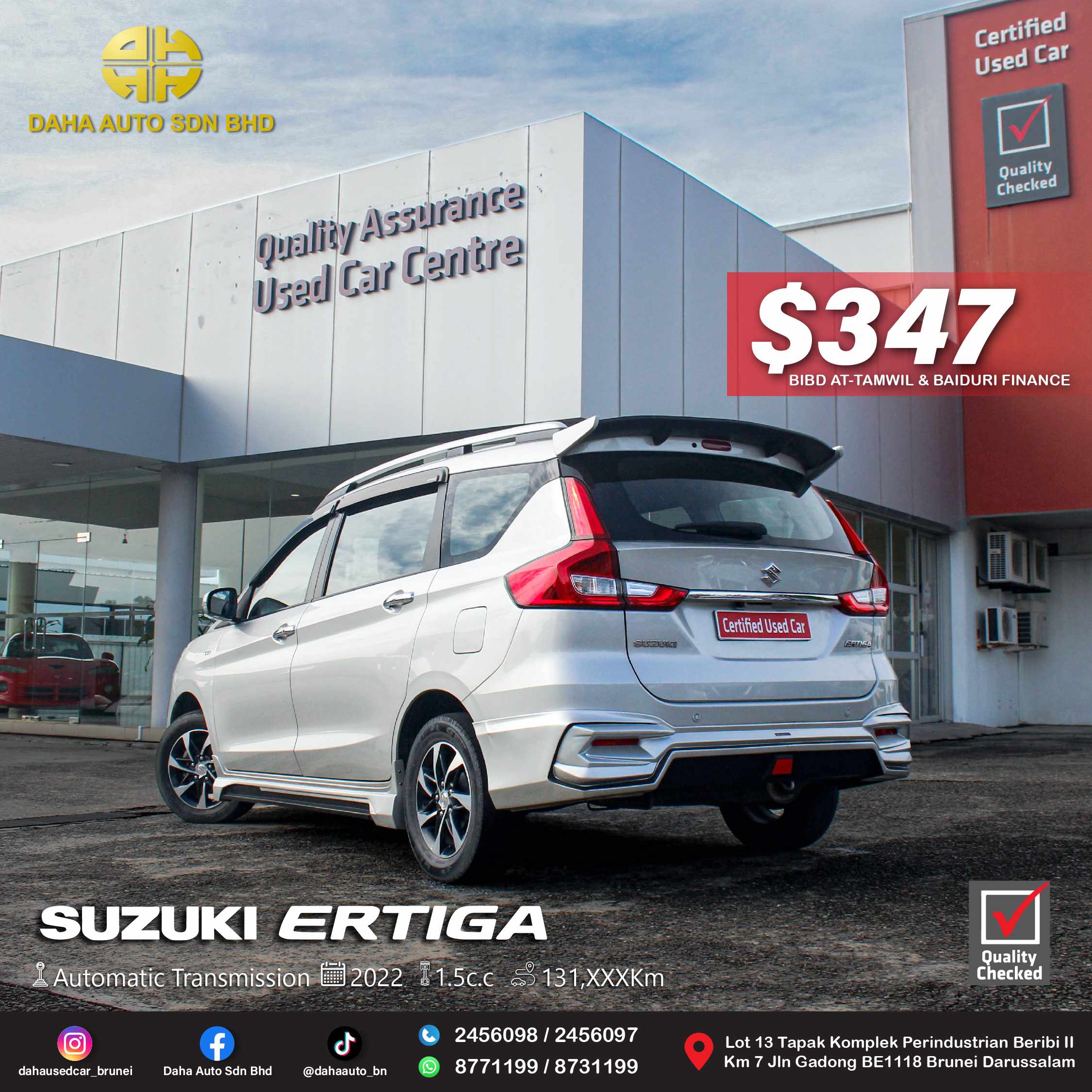Suzuki Ertiga GX Bodykit