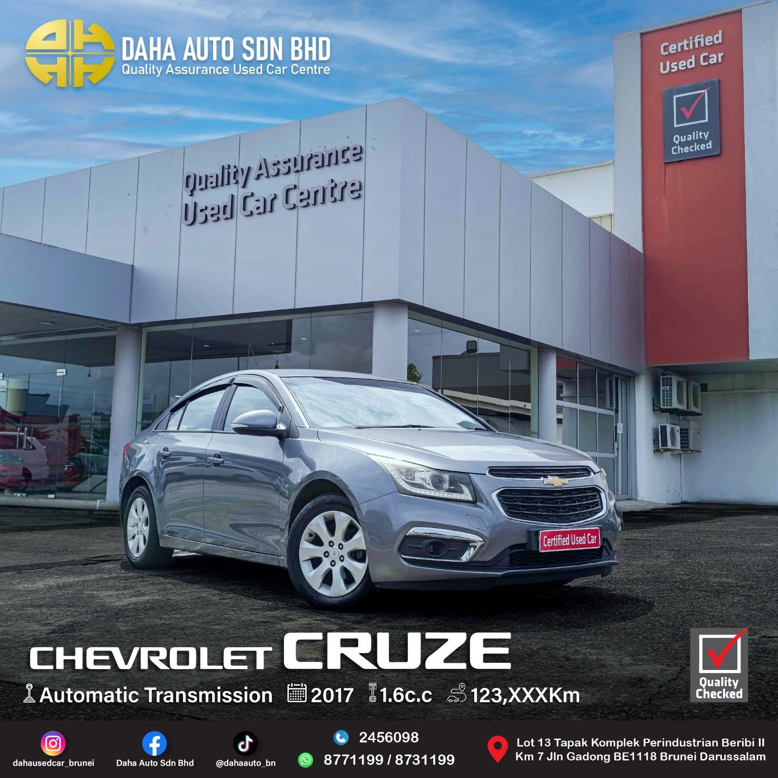 CHEVROLET CRUZE 1.6 (A) 2017