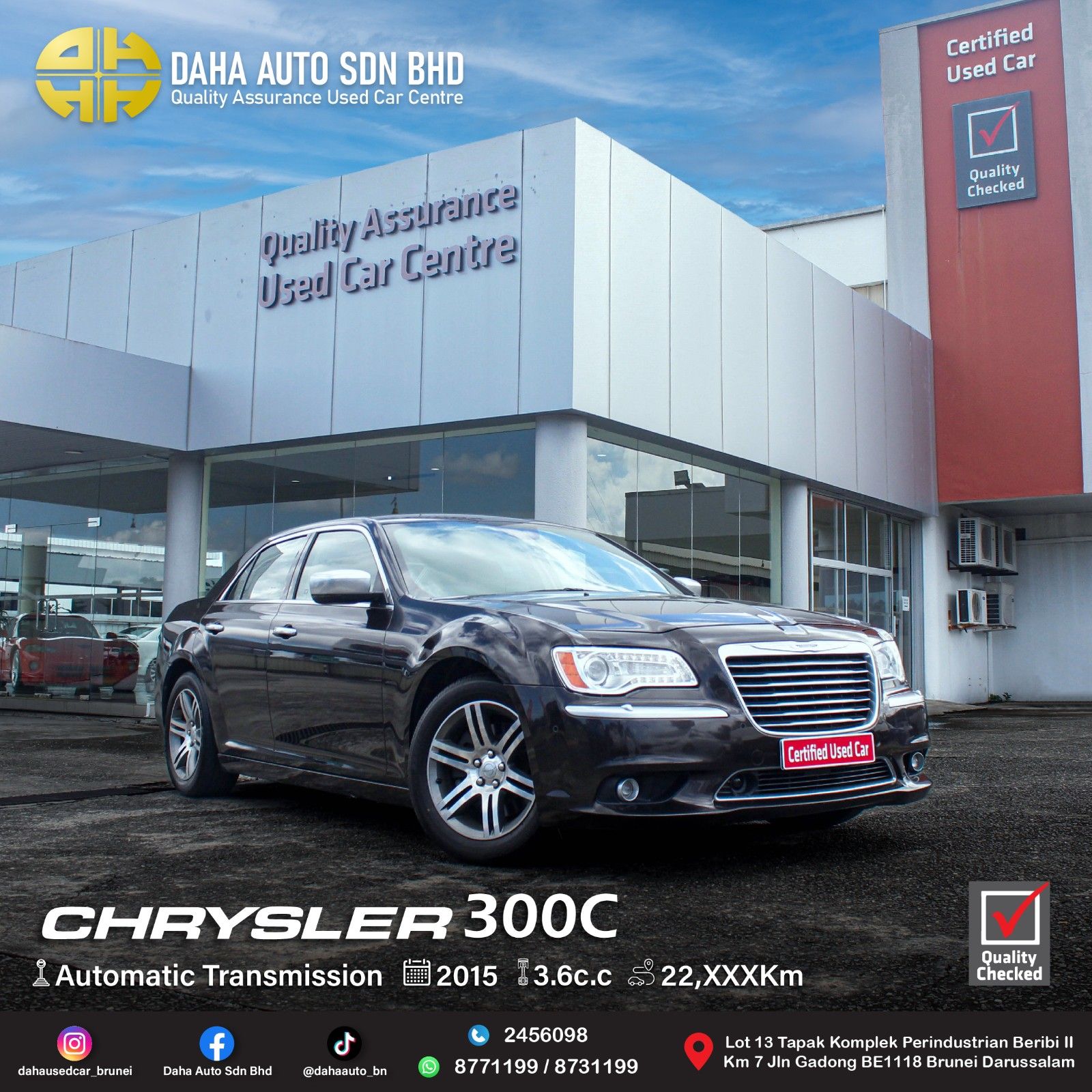 CHRYSLER 300C LUXURY SERIES 3.6 (A) 2015
