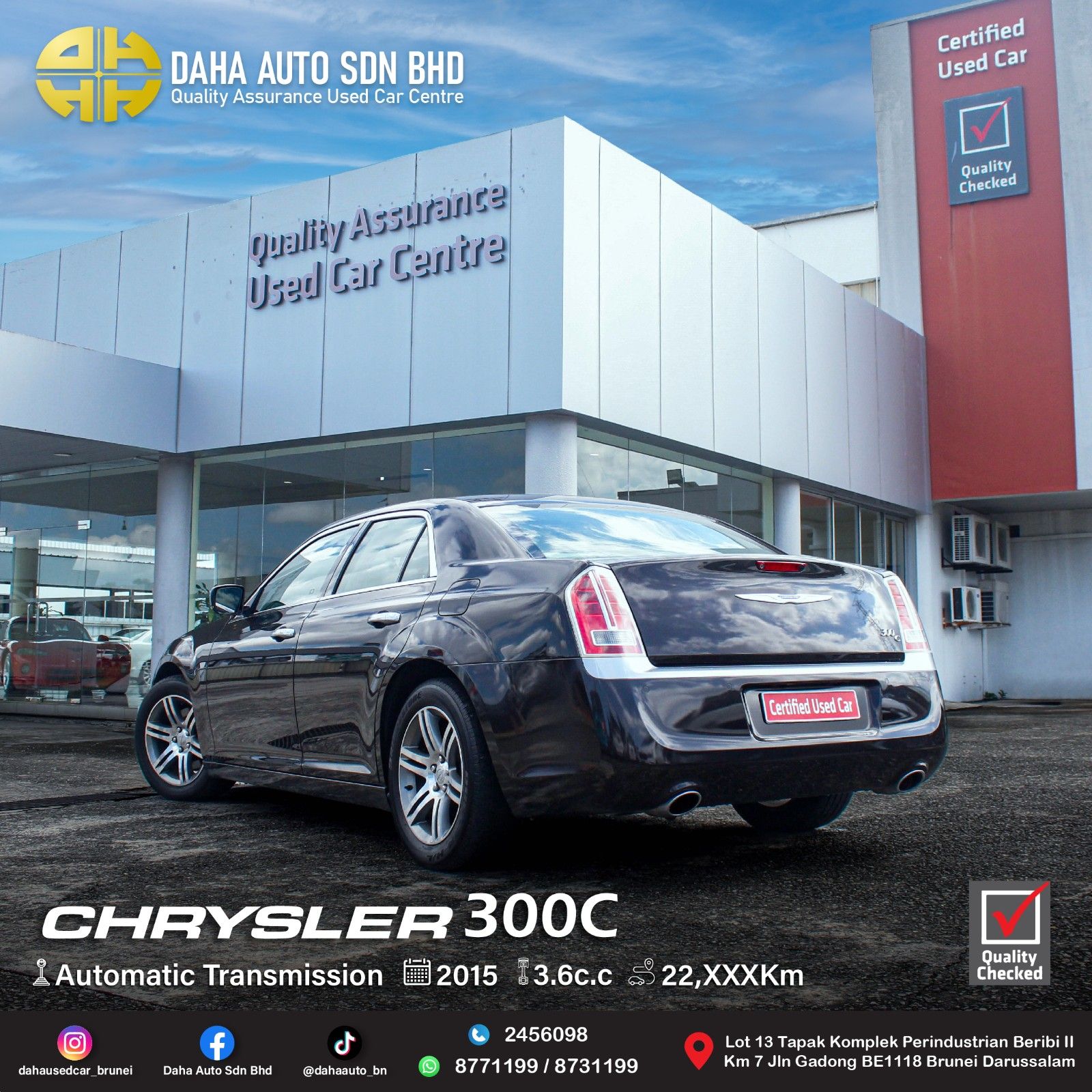 CHRYSLER 300C LUXURY SERIES 3.6 (A) 2015