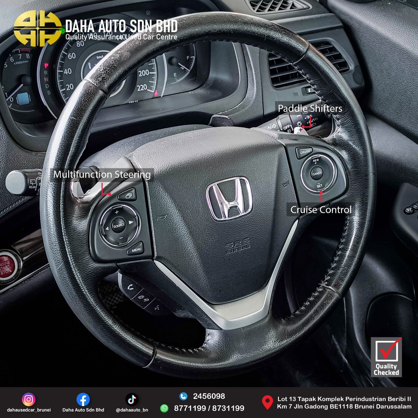 HONDA CRV RVSI-B 2.4 (A) 2015