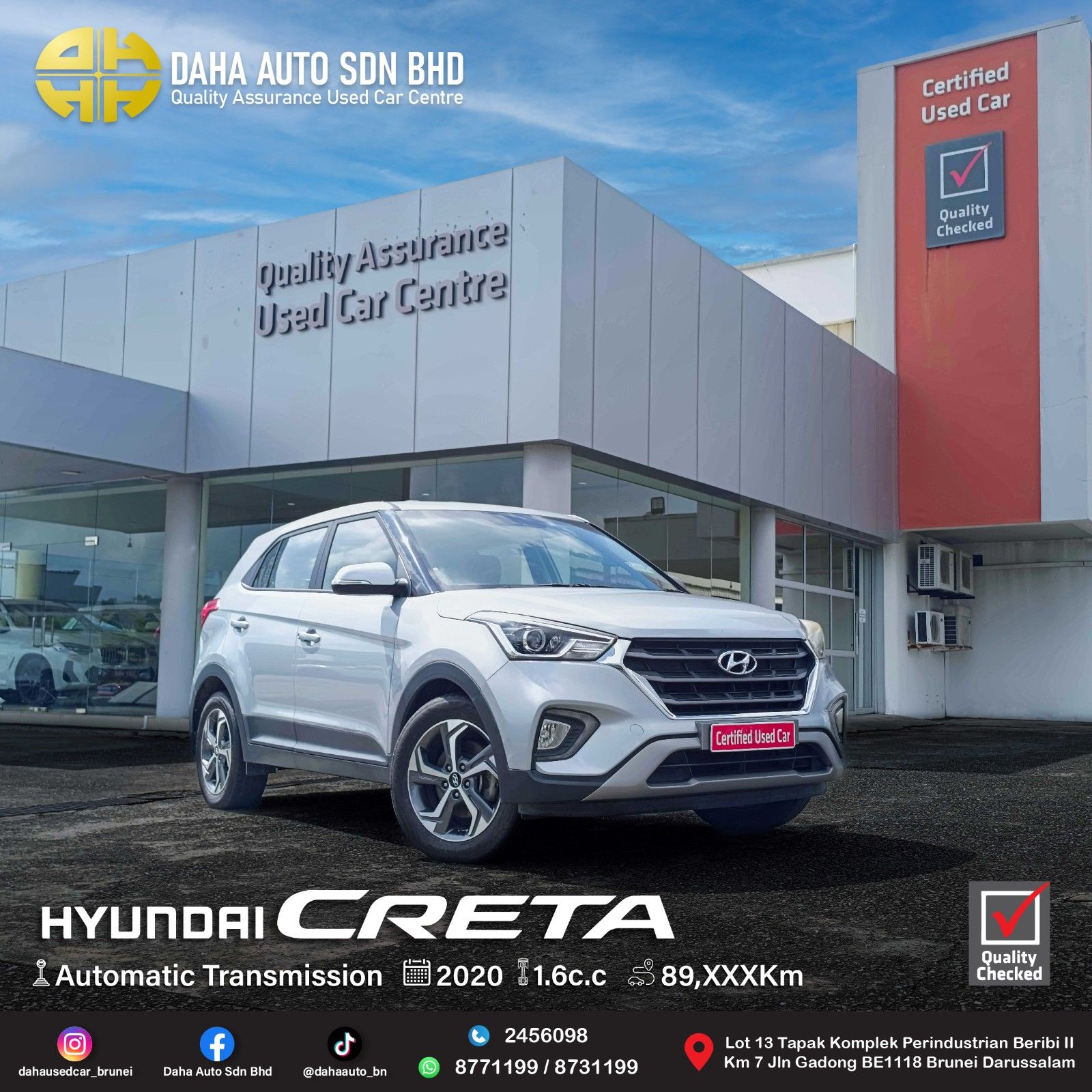 HYUNDAI CRETA MPI GLS 1.6 (A) 2020