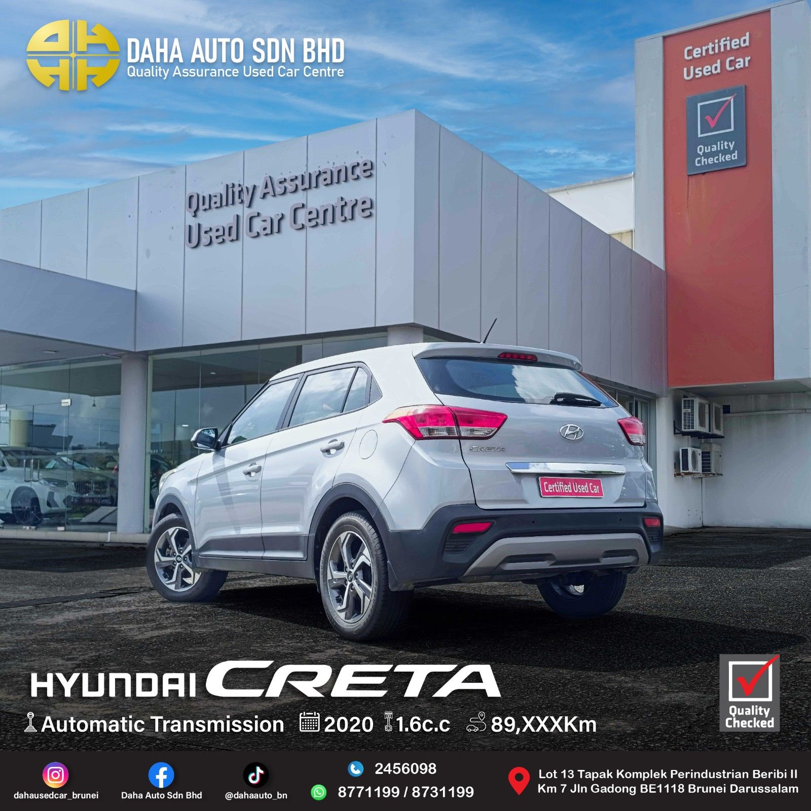 HYUNDAI CRETA MPI GLS 1.6 (A) 2020