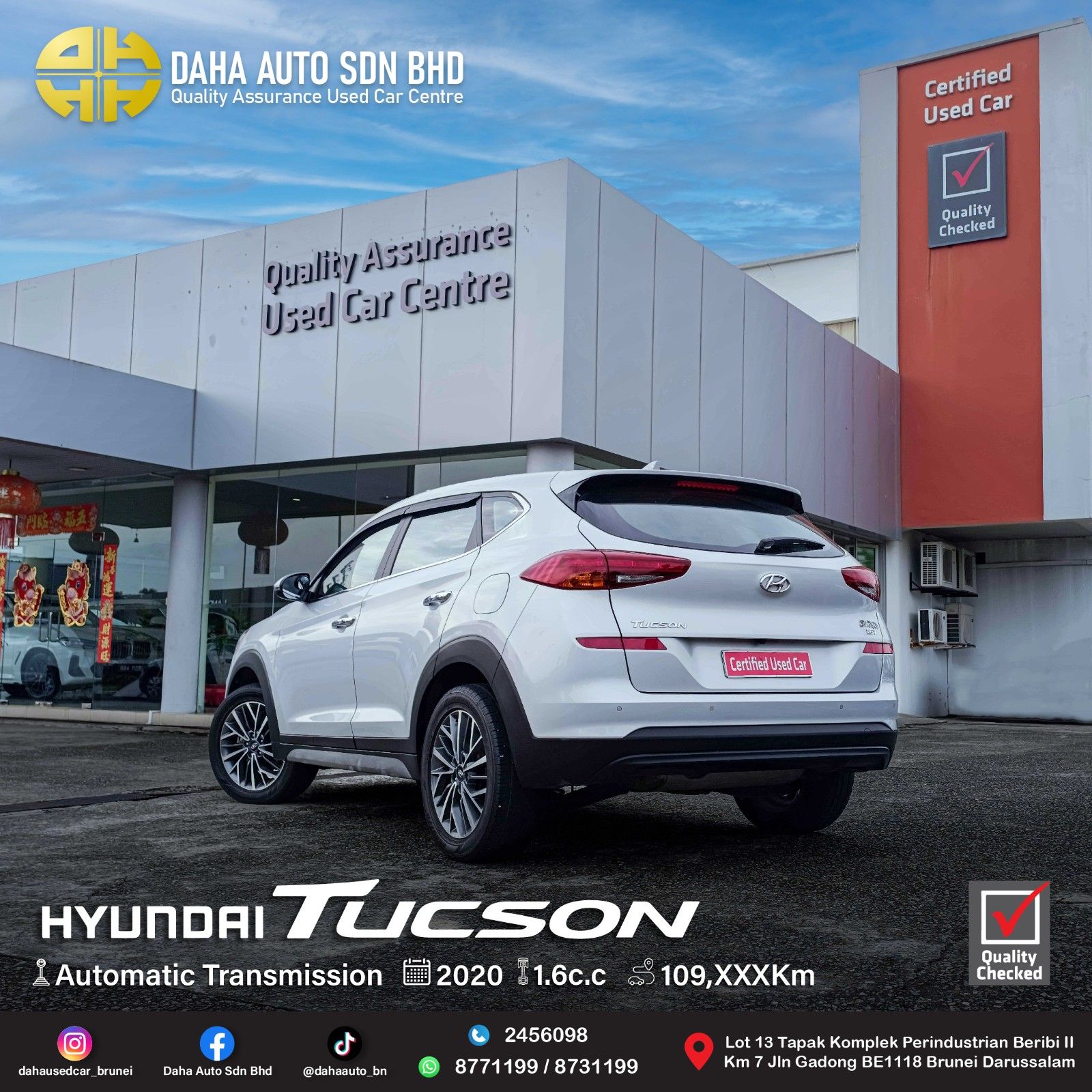 HYUNDAI TUCSON T-GDI GLS 1.6 (A) 2020