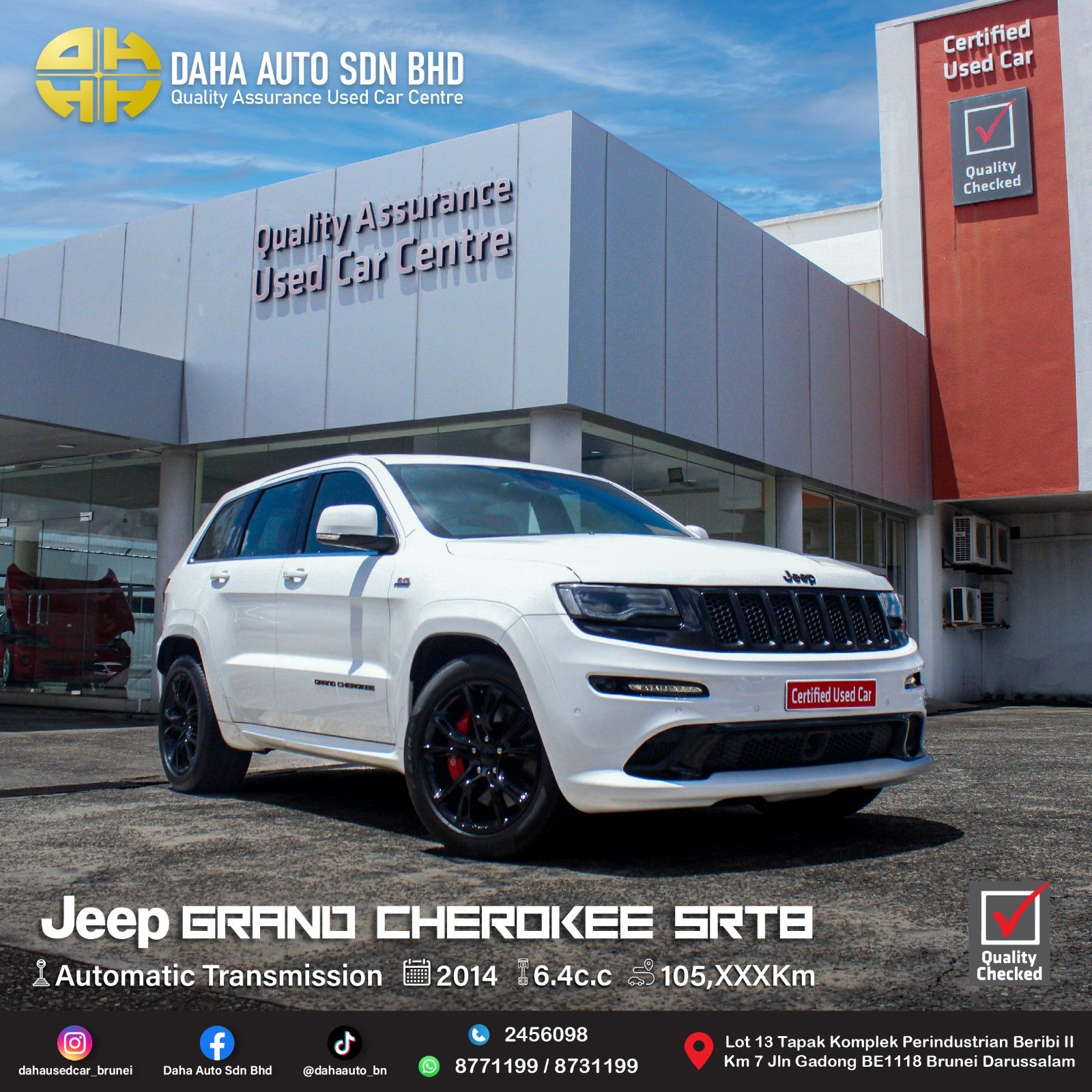 JEEP GRAND CHEROKEE SRT8 6.4 (A) 2014