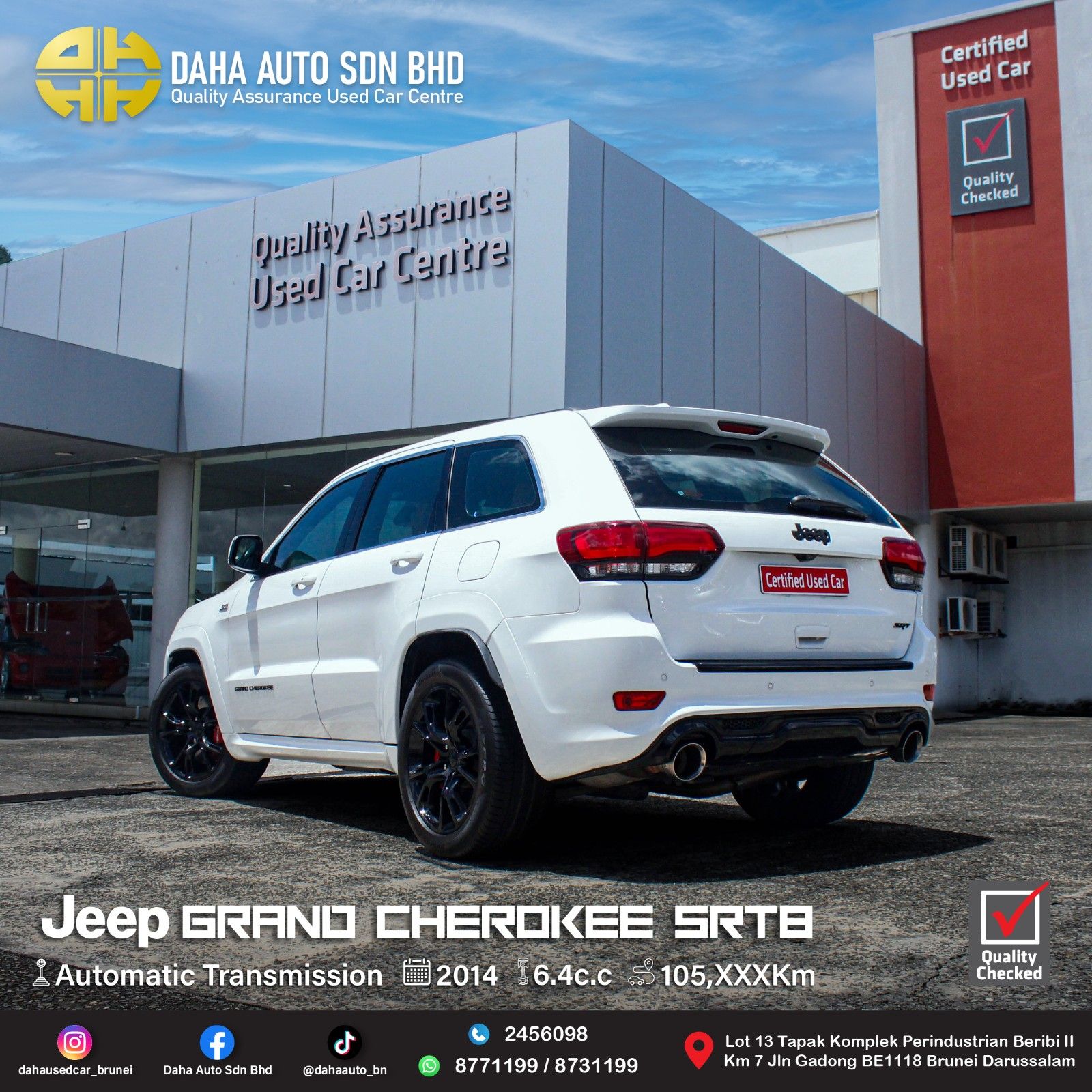 JEEP GRAND CHEROKEE SRT8 6.4 (A) 2014