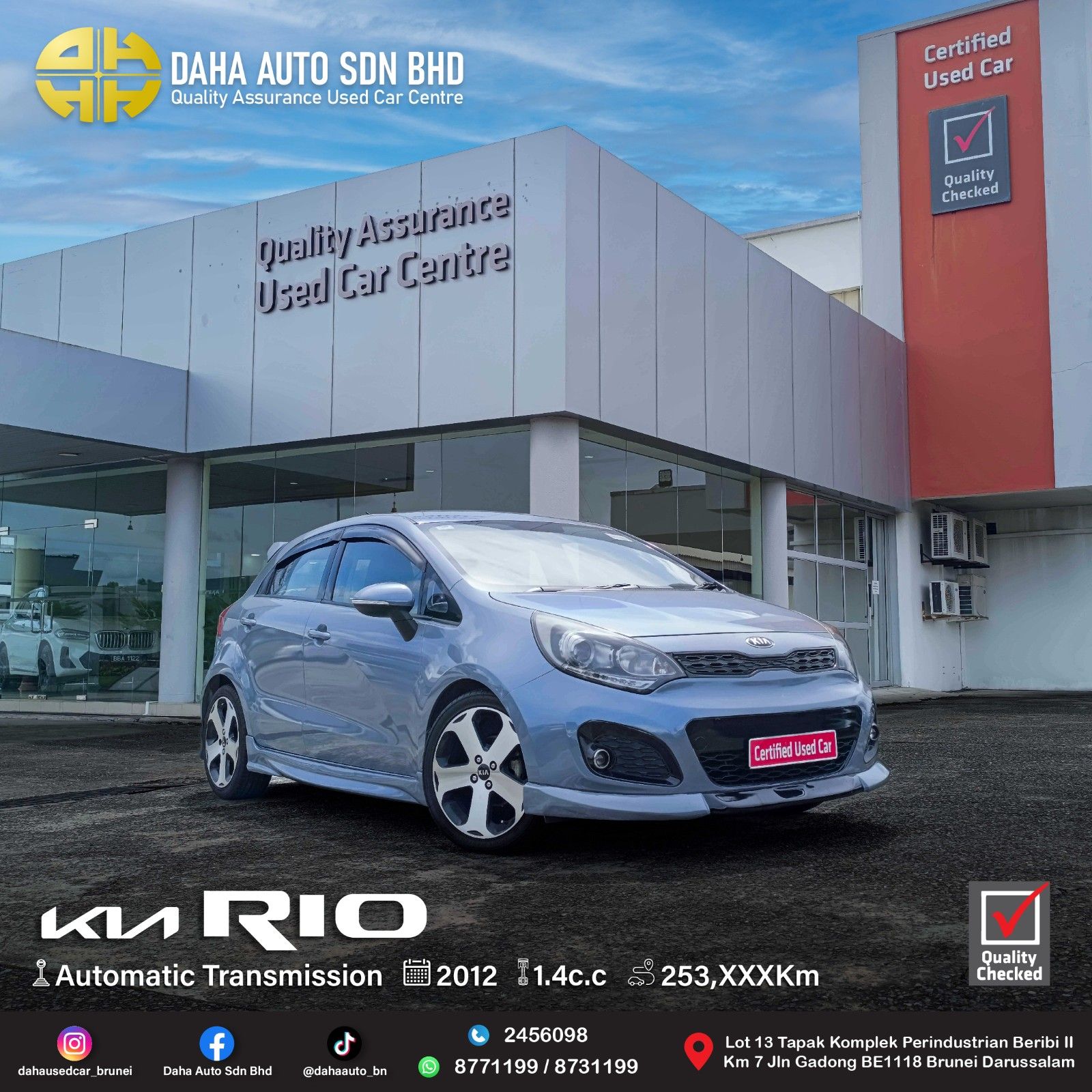 KIA RIO EX 1.4 (A) 2012