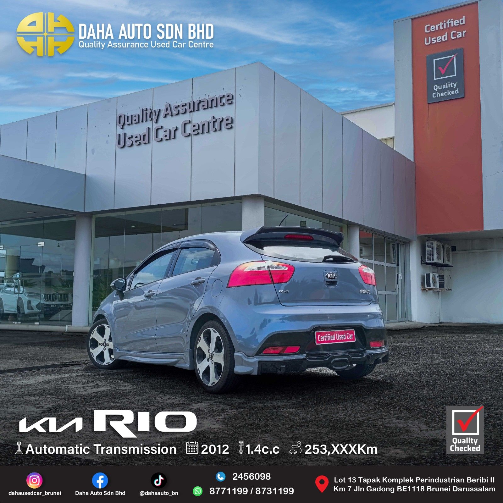 KIA RIO EX 1.4 (A) 2012