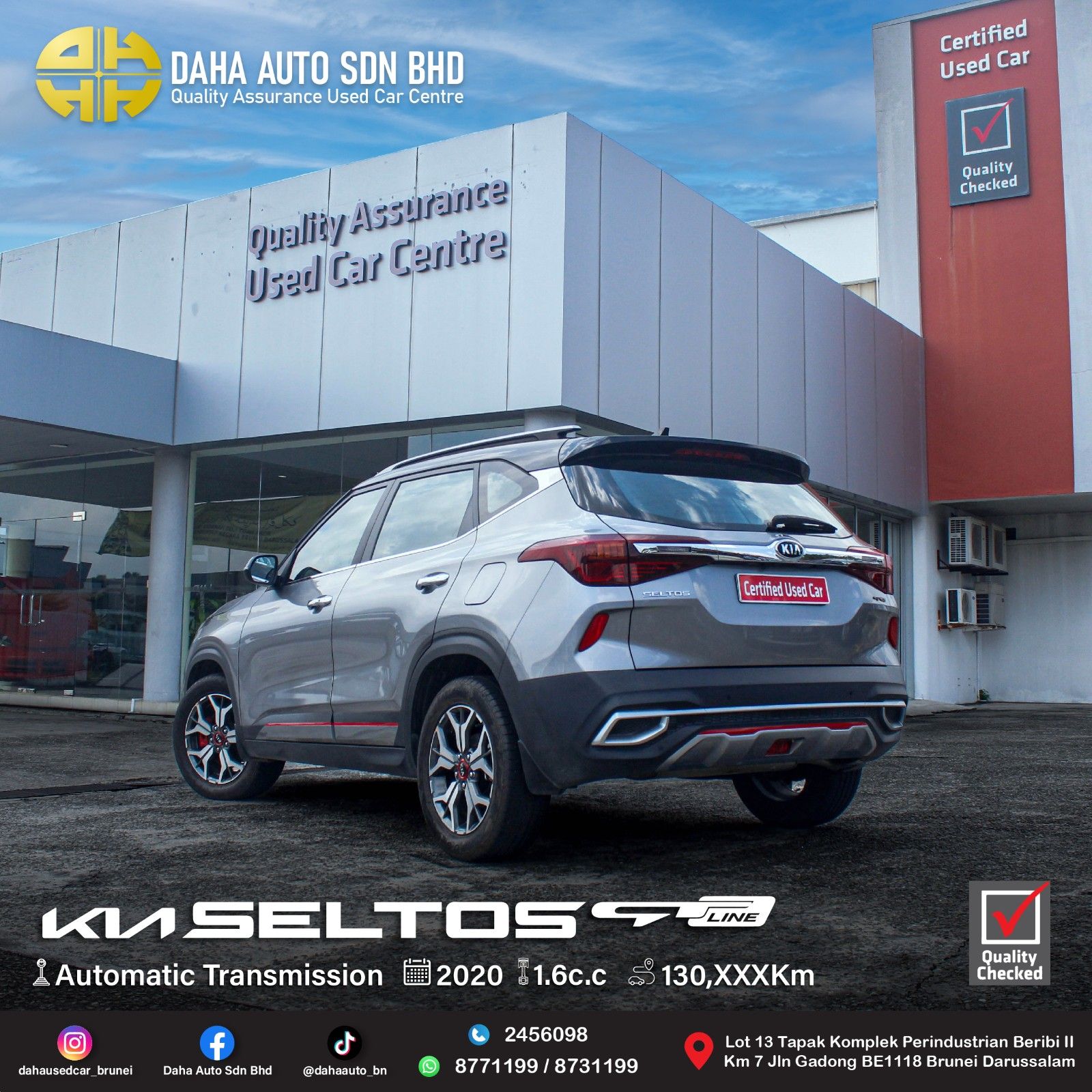 KIA SELTOS GT-LINE 1.6 (A) 2020