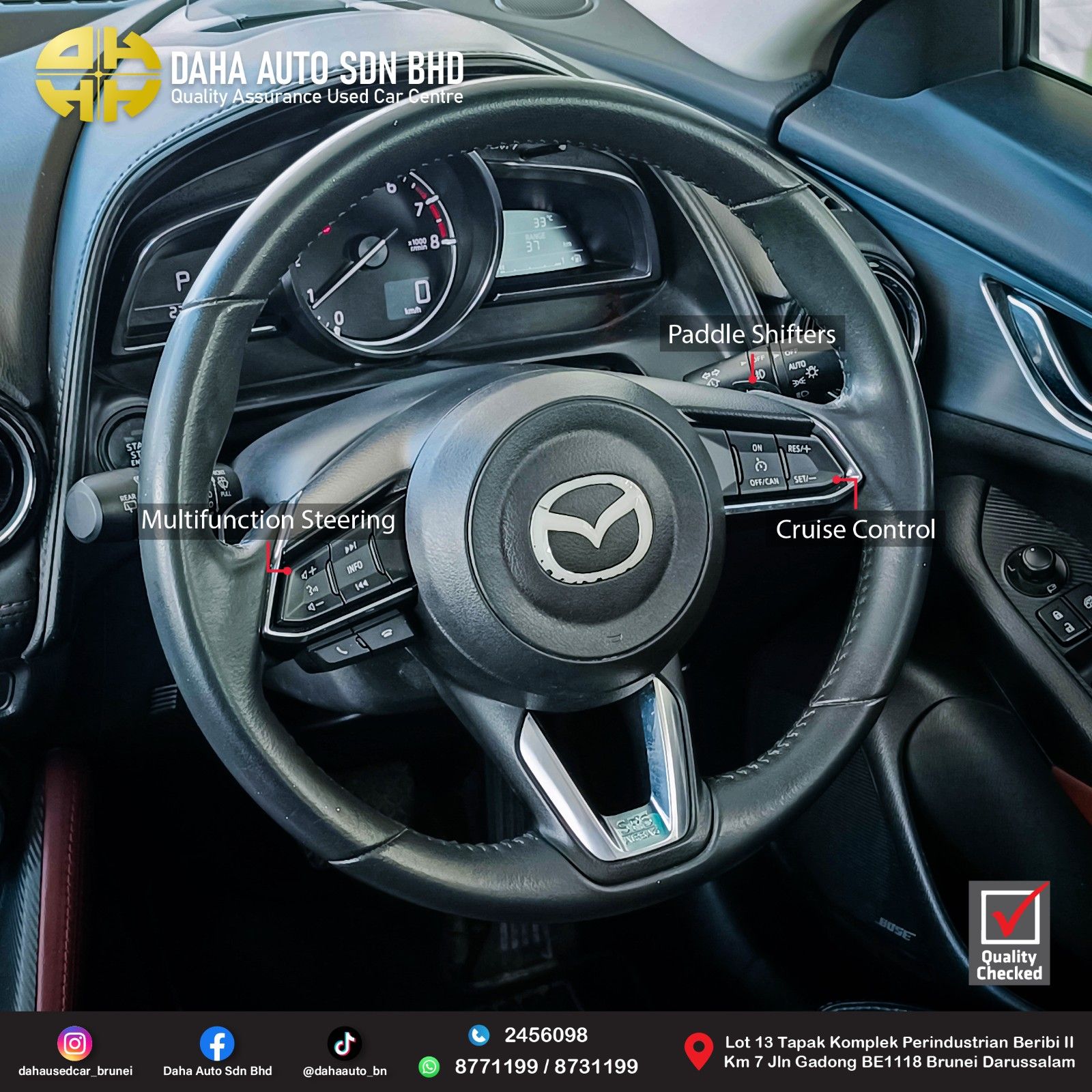 MAZDA CX3 SKYACTIV (HIGH GRADE) 2.0 (A) 2017