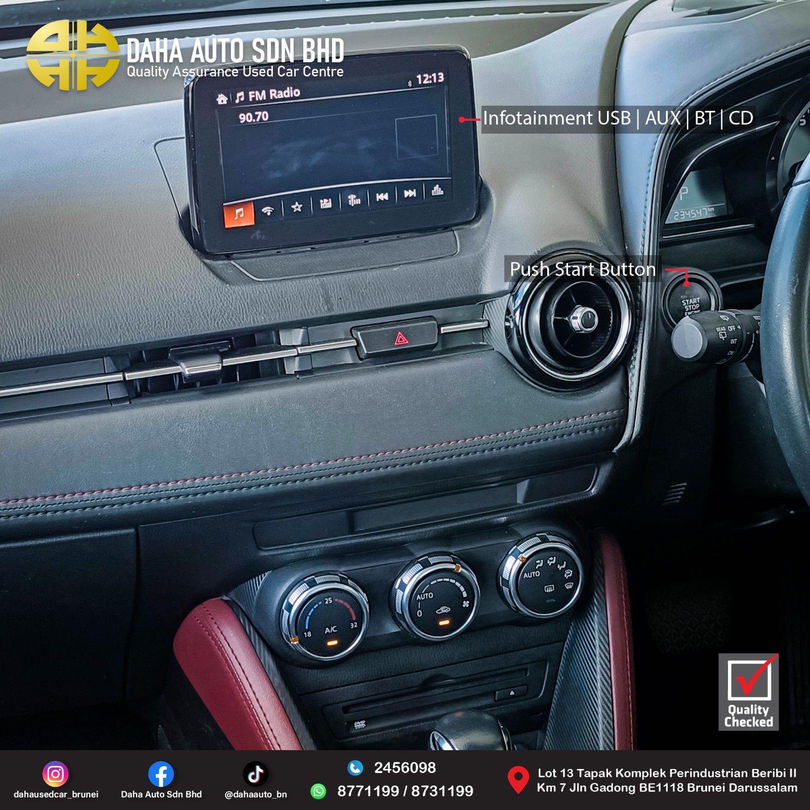 MAZDA CX3 SKYACTIV (HIGH GRADE) 2.0 (A) 2017
