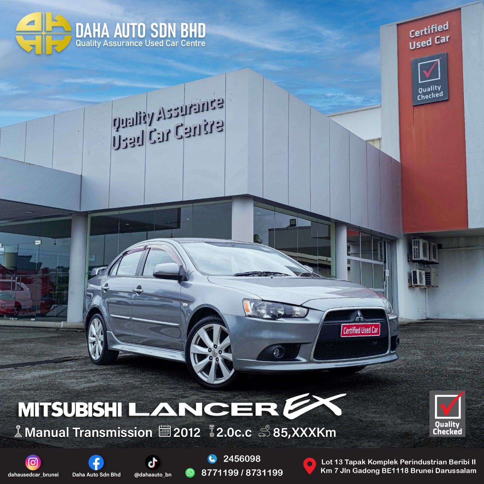 MITSUBISHI LANCER EX 2.0 (M) 2012