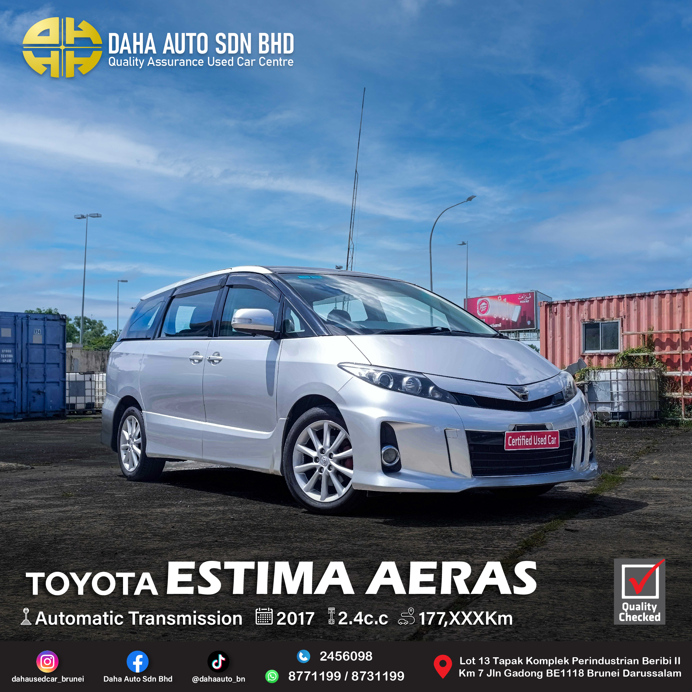 TOYOTA ESTIMA AERAS *IMPORT 2014