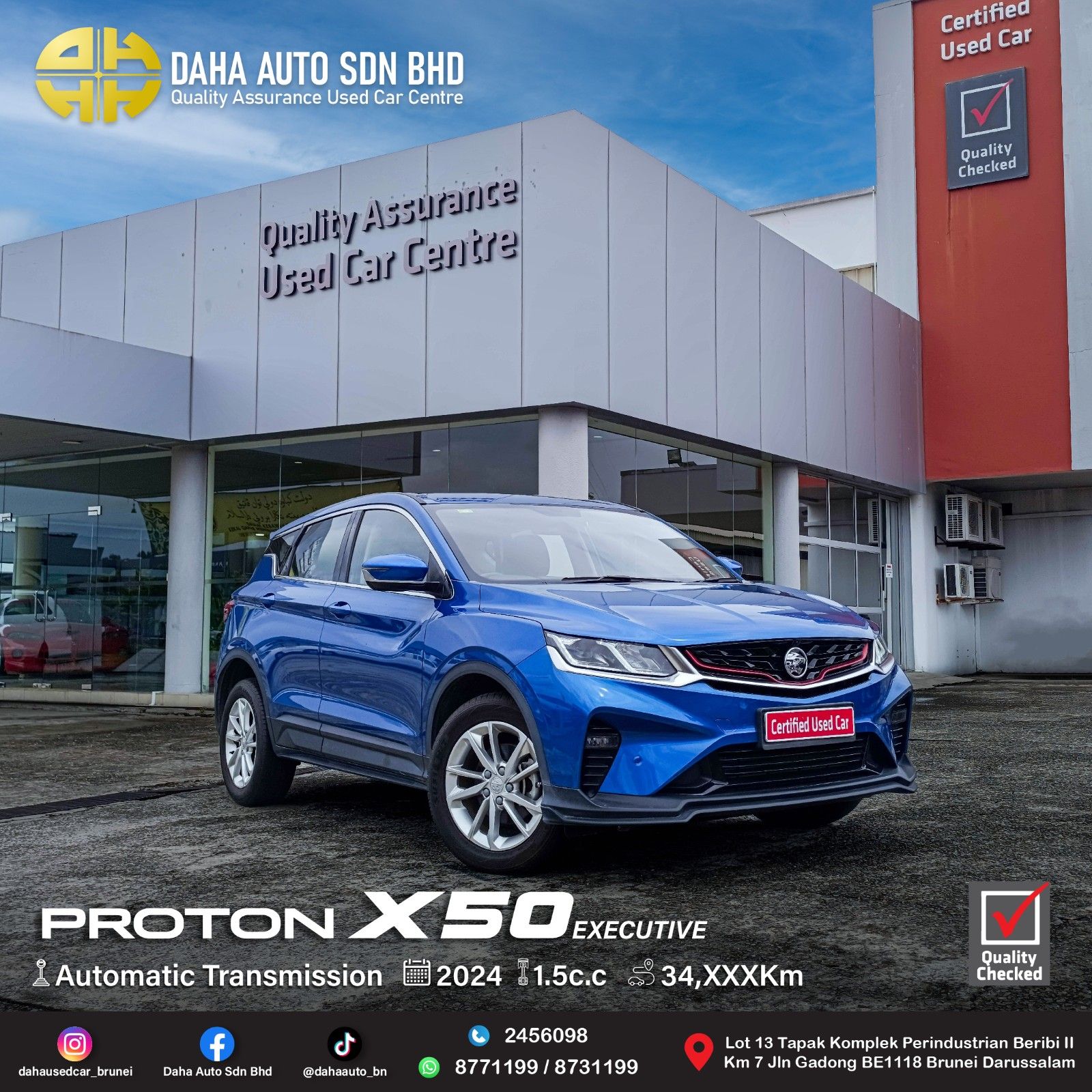 PROTON X50 PFI EXECUTIVE TURBO 1.5 (A) 2024
