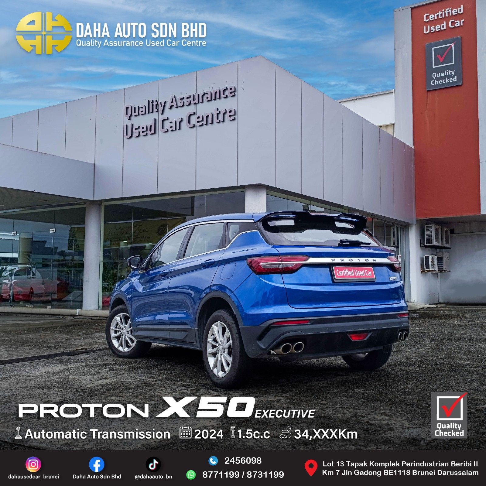 PROTON X50 PFI EXECUTIVE TURBO 1.5 (A) 2024