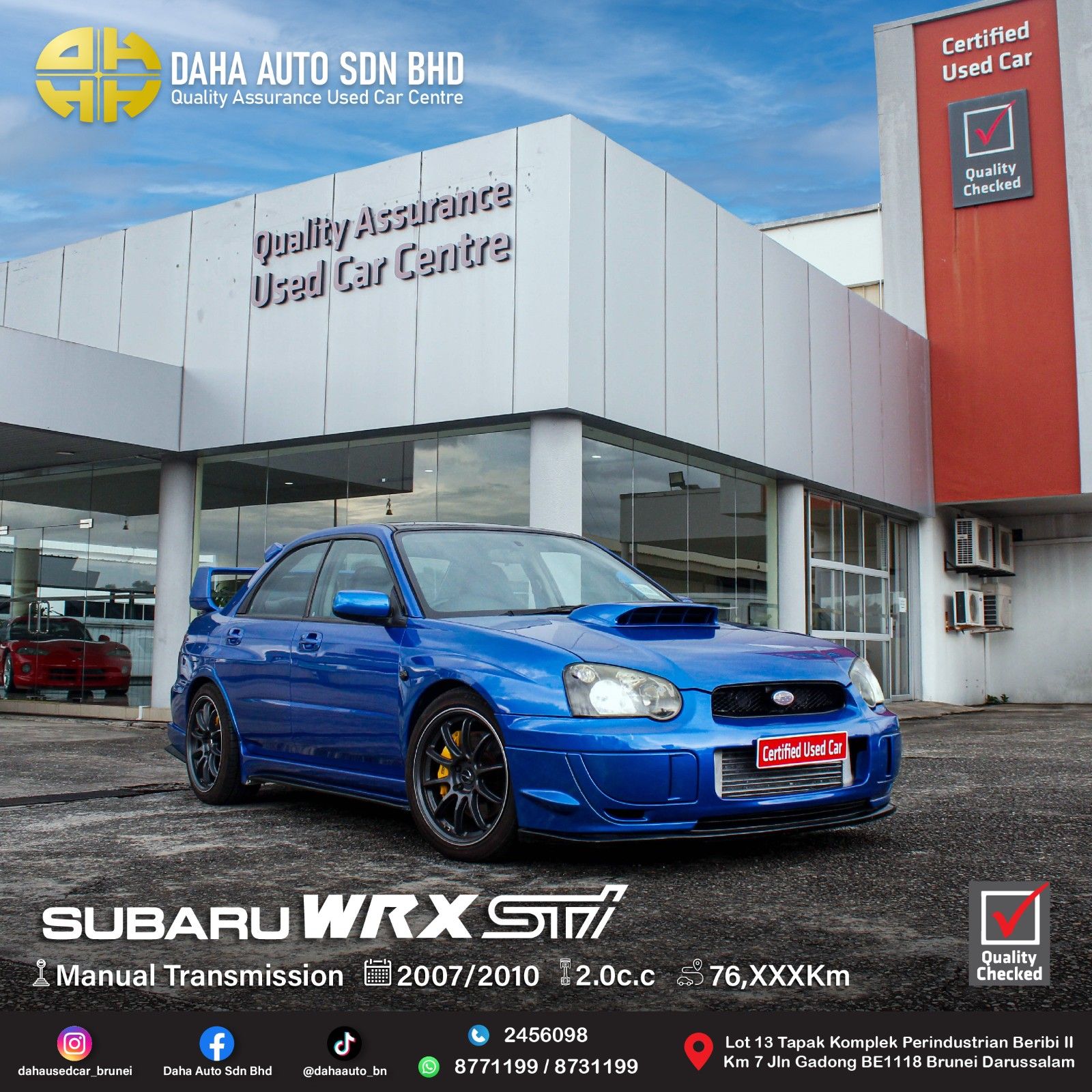 Subaru WRX STI VERB 2.0 (M) 2010 [Import 2007]