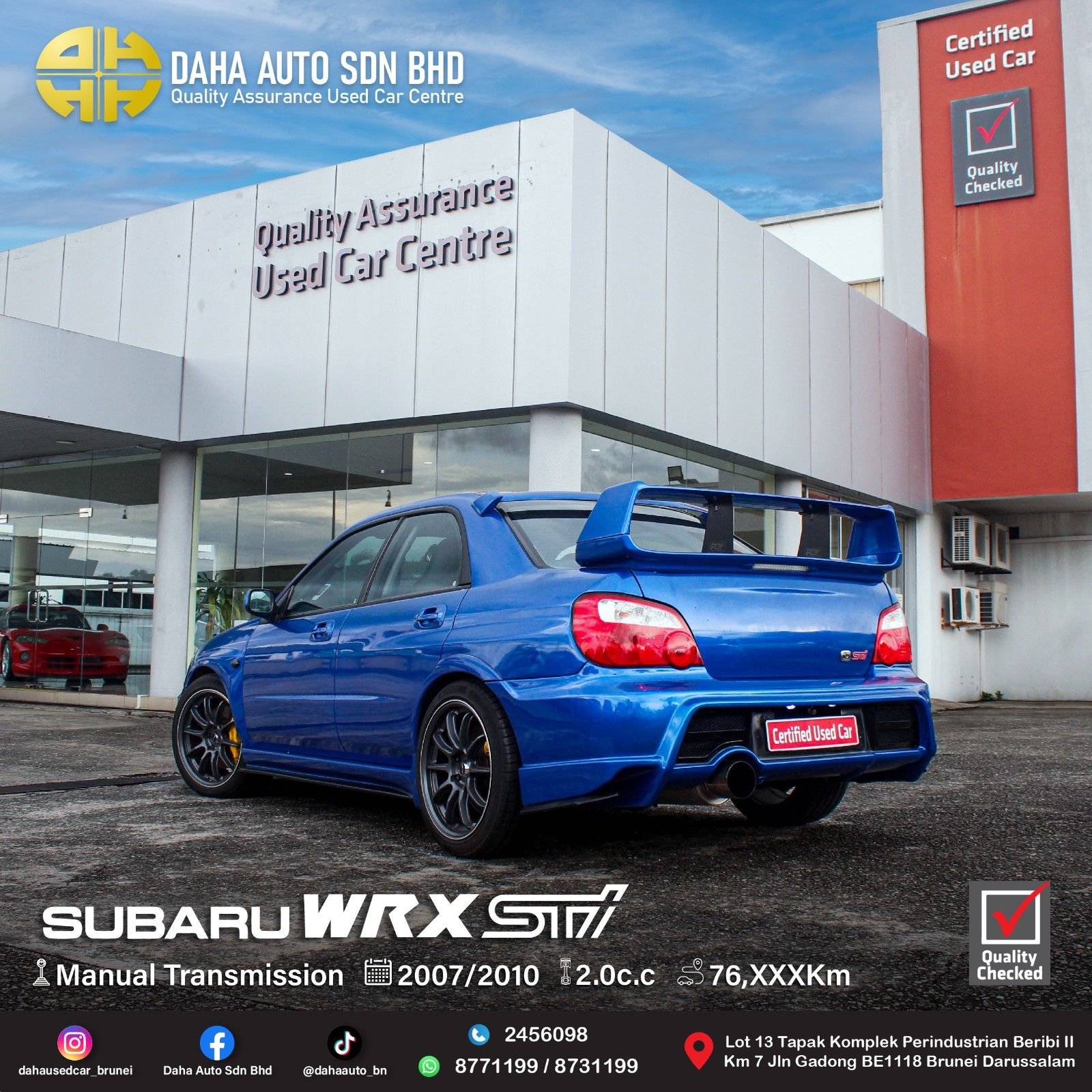 Subaru WRX STI VERB 2.0 (M) 2010 [Import 2007]