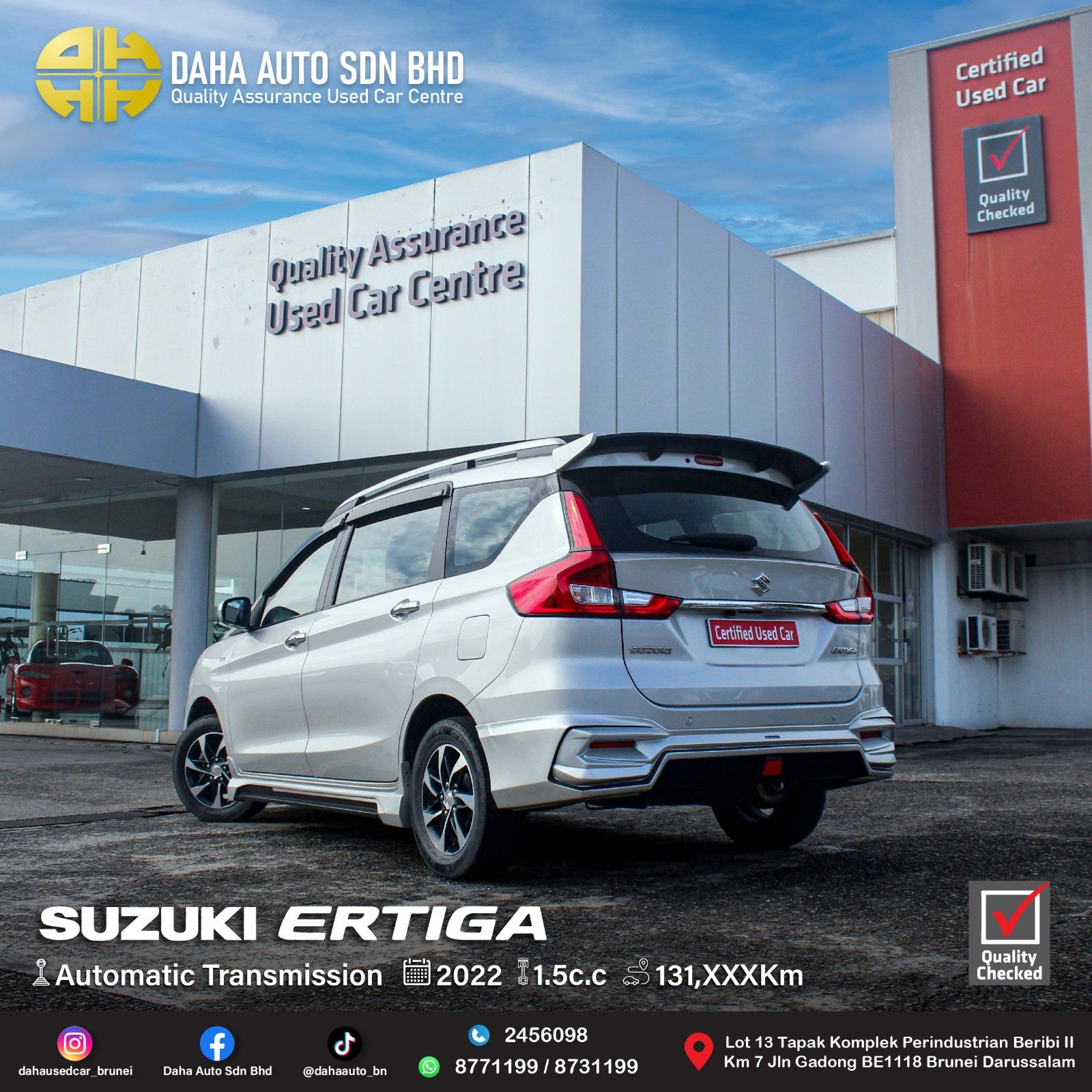 Suzuki Ertiga GX Bodykit 1.5 (A) 2022