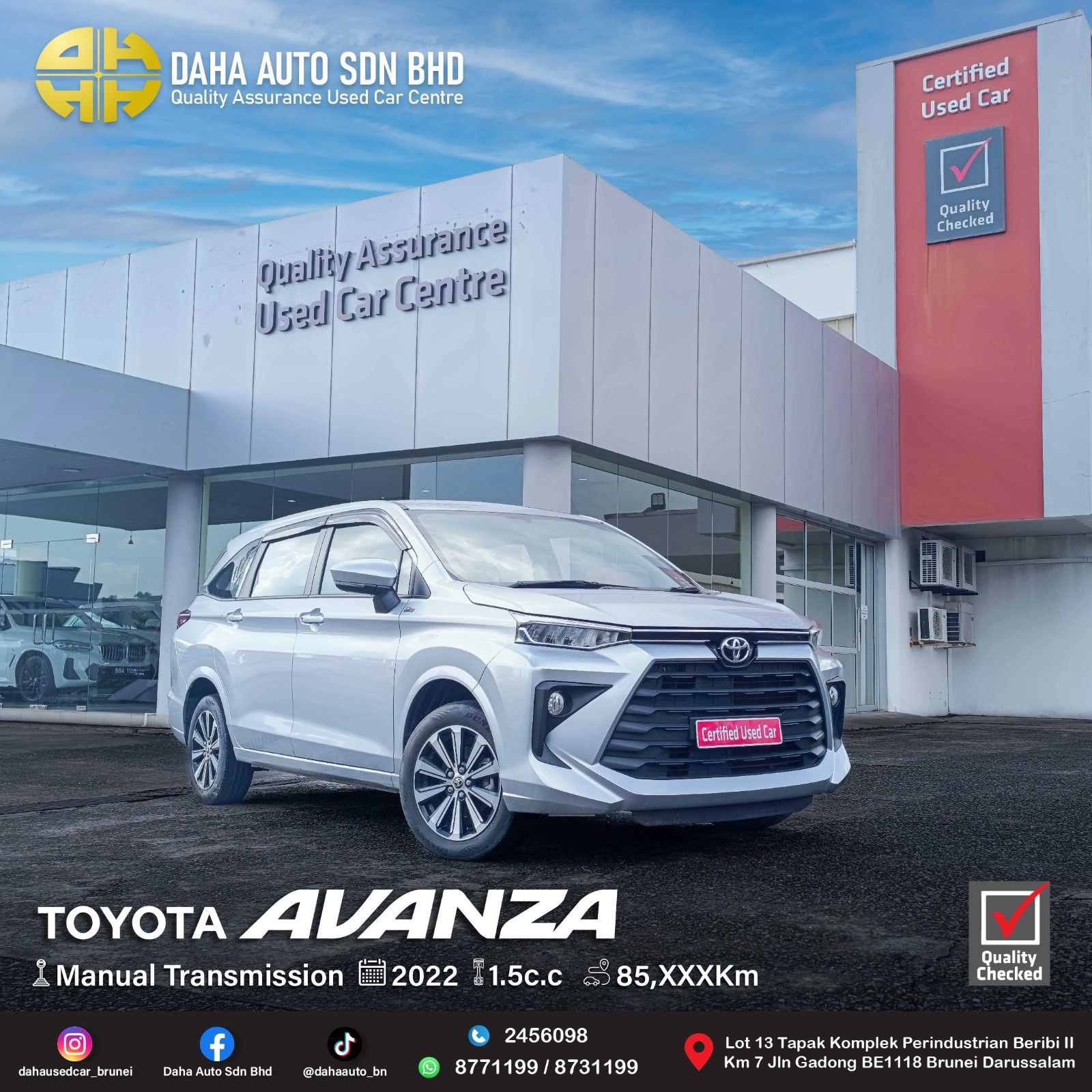 TOYOTA AVANZA G MPV 1.5 (A) 2022