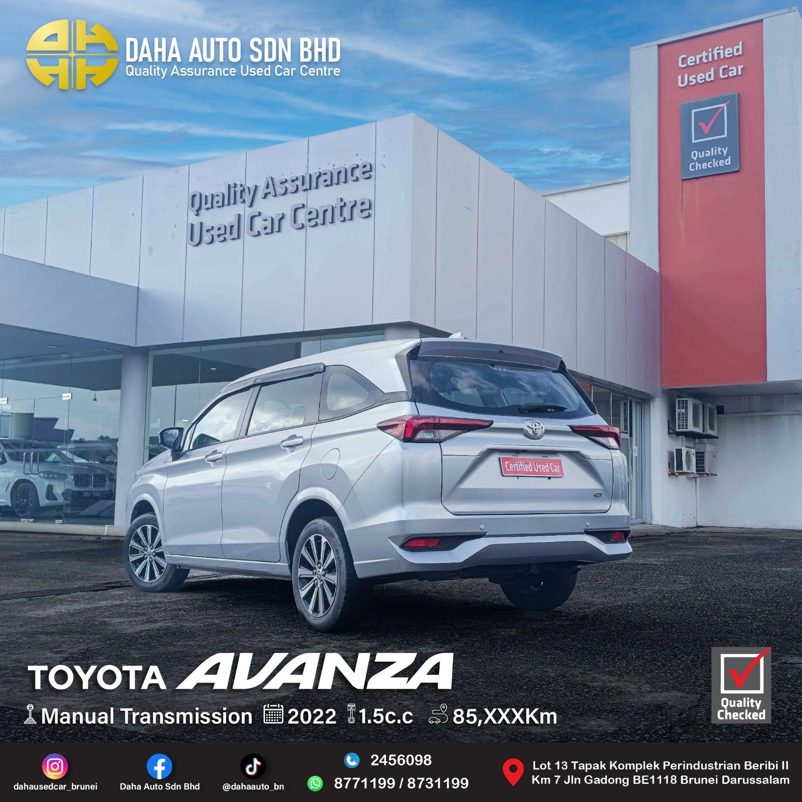 TOYOTA AVANZA G MPV 1.5 (A) 2022