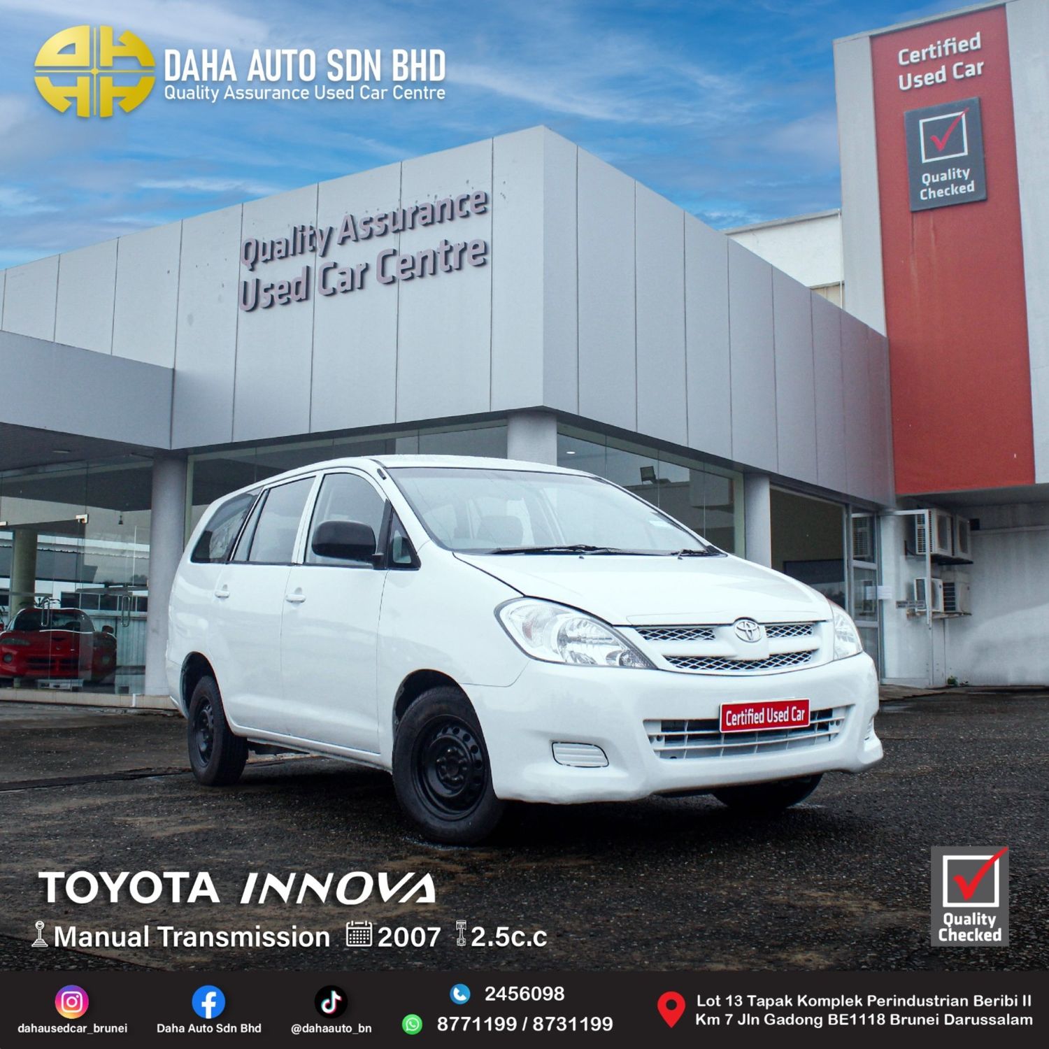 Toyota Innova 2.5 (M) 2007 KM9450