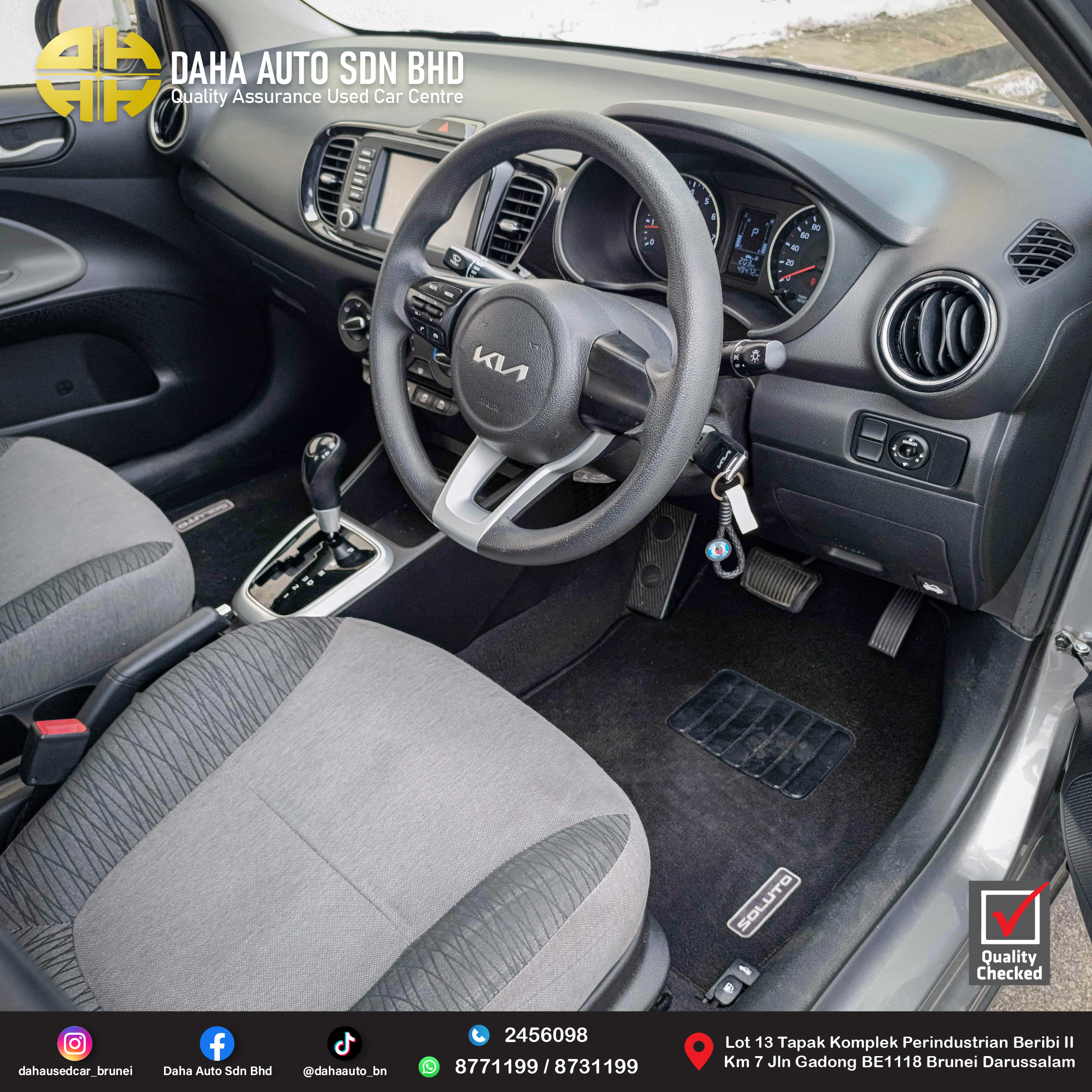 KIA SOLUTO MPI GL SEDAN